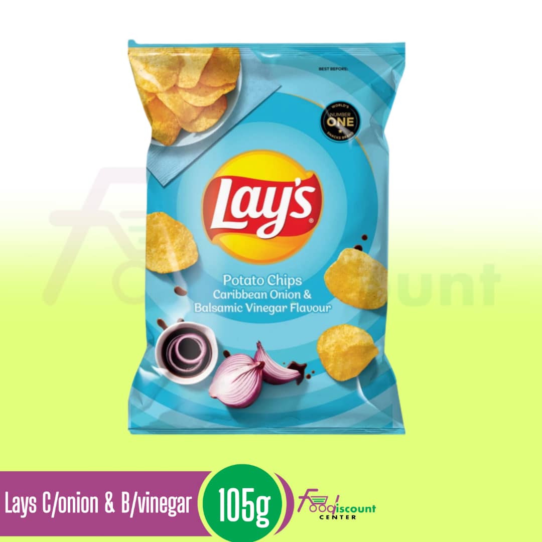 Lays Caribbean Onion & Balsamic Vinegar 105g